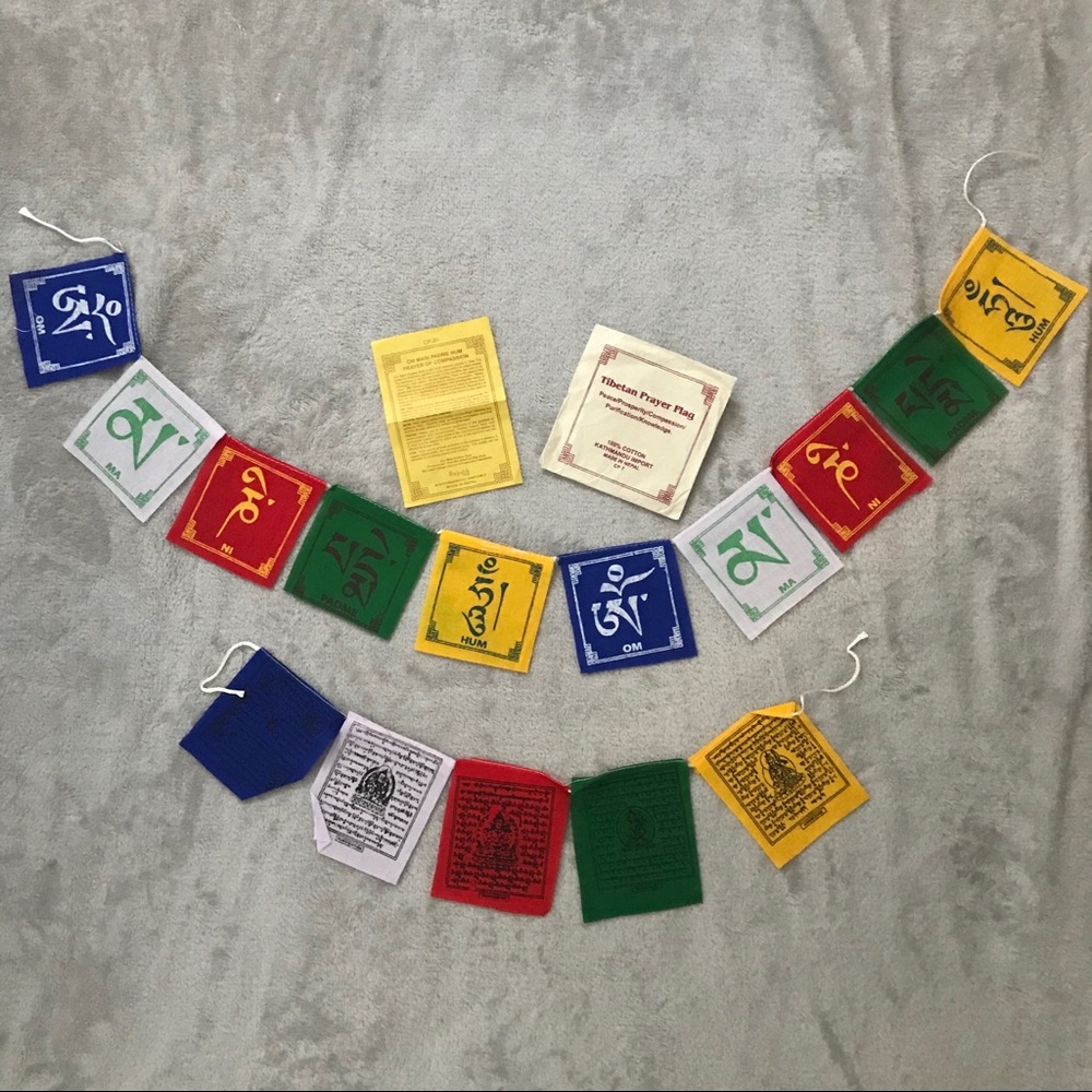 SOLD ✨Bohemian bunting Tibetan prayer flags
